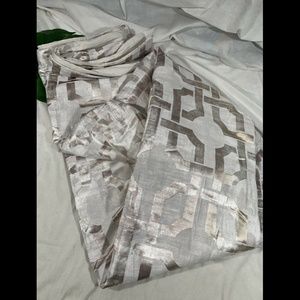 NEW Hotel‎ Collection Fresco Metallic Full/Queen Duvet Cover in Gold #D36
